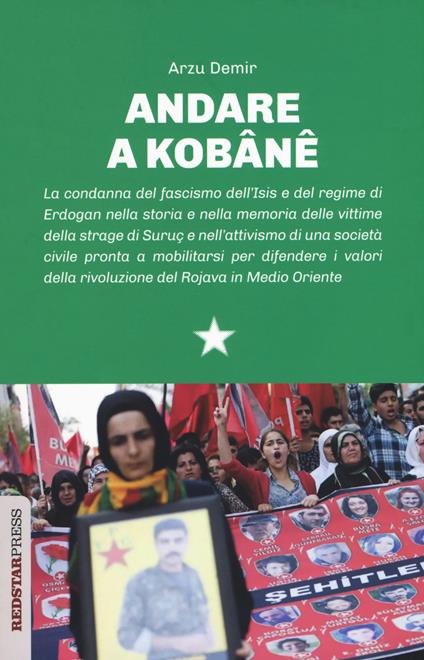 Copertina del libro "Andare a Kobane" di Arzu Demir